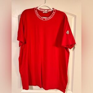 Moncler Red Men's Shirt